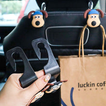 Load image into Gallery viewer, Car Seat Back Hook Hidden Multifunctional Storage Holder Hanger Cute Cartoon Practical Rear Seat Portable Holder Car Supplies
