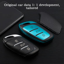 Load image into Gallery viewer, Car Smart Key Cover Case Holder Bag Keychain Fob Protector Cover TPU Leather for Roewe RX5 I5 I6 RX3 RX8 ERX5 for MG ZS EV MG6 EZS