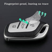 Load image into Gallery viewer, Car Smart Key Cover Case Holder Bag Keychain Fob Protector Cover TPU Leather for Roewe RX5 I5 I6 RX3 RX8 ERX5 for MG ZS EV MG6 EZS