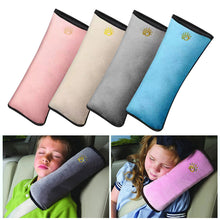 Load image into Gallery viewer, Car Children Baby Pillow Seat Belt and Seat Sleep Positioner Shoulder Protector Pad Adjustable Car Seat Belt Pillow Car-Styling Accessories