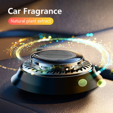 Load image into Gallery viewer, Solar Rotation Car Air Freshener Automatic Car Perfume Diffuser Essential Oil Diffuser Lasting Fragrance Dashboard Ornaments