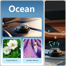 Load image into Gallery viewer, Solar Rotation Car Air Freshener Automatic Car Perfume Diffuser Essential Oil Diffuser Lasting Fragrance Dashboard Ornaments