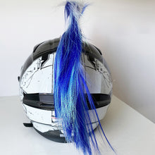 Load image into Gallery viewer, Motorcycle Mohawk Helmet Wig Sticker Helmet Decorations Wigs Cockscomb Motocross Full Face Off Road Helmet Decoration Hair Paste
