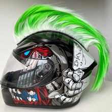 Load image into Gallery viewer, Motorcycle Mohawk Helmet Wig Sticker Helmet Decorations Wigs Cockscomb Motocross Full Face Off Road Helmet Decoration Hair Paste