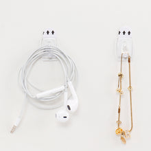 Load image into Gallery viewer, 6pcs/set Wall Transparent Removable Hook Strong Cable Clamp Adhesive Key Hook Rack Bathroom Kitchen Towel Hanger