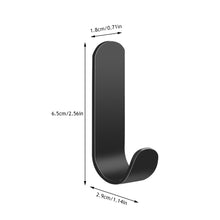 Load image into Gallery viewer, 5pcs Heavy Duty Carbon Steel Hooks Kitchen Bathroom Storage Rack Door Wall Clothes Hook Hanger Hanging Household Accessories
