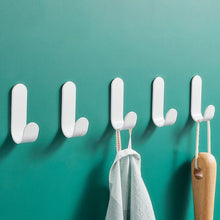Load image into Gallery viewer, 5pcs Heavy Duty Carbon Steel Hooks Kitchen Bathroom Storage Rack Door Wall Clothes Hook Hanger Hanging Household Accessories