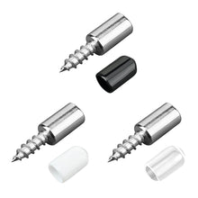 Load image into Gallery viewer, 8pcs Cabinet Board Support Screws with Antislip Cover Clapboard Nails Integrated Self Tapping Screws for Closet Board Loading Screws
