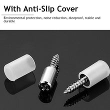 Load image into Gallery viewer, 8pcs Cabinet Board Support Screws with Antislip Cover Clapboard Nails Integrated Self Tapping Screws for Closet Board Loading Screws