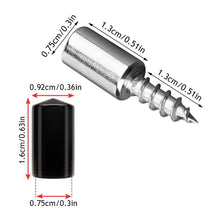 Load image into Gallery viewer, 8pcs Cabinet Board Support Screws with Antislip Cover Clapboard Nails Integrated Self Tapping Screws for Closet Board Loading Screws