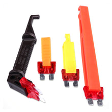 Load image into Gallery viewer, 4Pcs Car Blade Car Fuse Holder Fuse Puller Automobile Fuse Clip Tool Extractor Removal Security Accessories