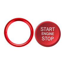 Load image into Gallery viewer, 2Pcs Car Start Ignition Engine Start Stop Button Ring Cover Trim Sticker For Audi Q5/Q7/A8L/A5/A6L/A4L Button Decoration Switch Accessories