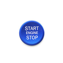 Load image into Gallery viewer, 2Pcs Car Start Ignition Engine Start Stop Button Ring Cover Trim Sticker For Audi Q5/Q7/A8L/A5/A6L/A4L Button Decoration Switch Accessories