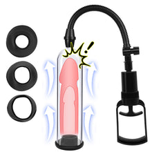 Load image into Gallery viewer, Manual Penis Pump Male Masturbator Penis Extender Vacuum Pump Dick Enlargement Trainer Enlarger with Sealing Ring