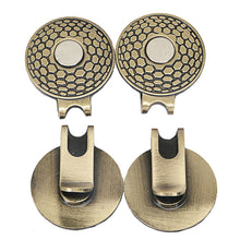 Load image into Gallery viewer, 20MM/25MM Golf Mark Round Coin Cap Clip Catalpa Alloy Magnetic Ball Position Mark Golf Accessories