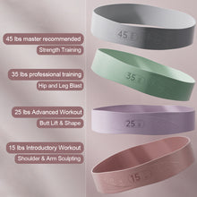Load image into Gallery viewer, 1PC Yoga Stretch Band With 4 Resistance Levels Silicone Non-Slip Peach Butt Training Squat Stretch Resistance Band Portable Home Exercise Equipment