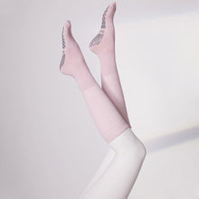 Load image into Gallery viewer, 1 Pair Autumn Winter Extended Yoga Pilates Socks Professional Silicone Non-Slip Long Cylinder Pressure Sports Socks Indoor Jump Rope Stretching Fitness Equipment