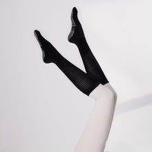 Load image into Gallery viewer, 1 Pair Autumn Winter Extended Yoga Pilates Socks Professional Silicone Non-Slip Long Cylinder Pressure Sports Socks Indoor Jump Rope Stretching Fitness Equipment