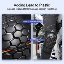 Load image into Gallery viewer, 1Pair Knight Off-Road Motorcycle Turtle Shell Shape Protective Knee Pads Four Seasons Anti-Fall Anti-Collision Warm Protection M-XL