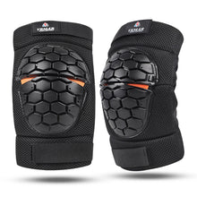 Load image into Gallery viewer, 1Pair Knight Off-Road Motorcycle Turtle Shell Shape Protective Knee Pads Four Seasons Anti-Fall Anti-Collision Warm Protection M-XL