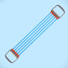 Load image into Gallery viewer, 1PC Chest Extension Puller Home Multi-Function Exercise Weight Loss Arm Strength Training Tpr Pull Rope 30-150 Lbs 5 Gears Resistance Adjustable