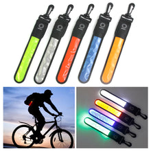 Load image into Gallery viewer, LED Luminous Backpack Warning Light Night Outdoor Cycling Running Safety Warning Signs Camping Trip Party Bag Decoration