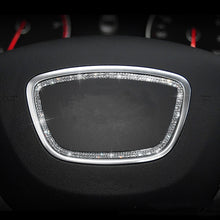 Load image into Gallery viewer, Diamond Bling Car Steering Wheel Emblem Ring Cover Trim Sticker for Audi A1 A3 A4 A5 A6 A6L A7 A8 B9 Q3 Q5 Q7 Q8 C7