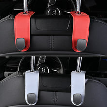 Load image into Gallery viewer, 1PC Car Back Seat Hooks Tools Leather Auto Seat Headrest Hooks Storage Hanger Automotive Interior Accessories
