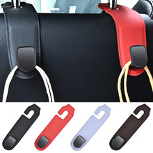 Load image into Gallery viewer, 1PC Car Back Seat Hooks Tools Leather Auto Seat Headrest Hooks Storage Hanger Automotive Interior Accessories