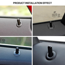 Load image into Gallery viewer, 4Pcs Car Rear Door Lock Pin Knob Caps Interior Accessories for BMW 5 Series F10 F18 E39 E53 520 525 523 528 530 X3 X4 X5
