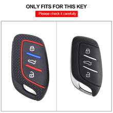 Load image into Gallery viewer, Silicone 3 Button Key Cover Case Key Protection Chain Holder Shell For MG4 MG5 MG6 MG ZS EV HS EHS ZX GT Roewe RX3 RX8 ERX5 RX5 I6 I5