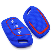 Load image into Gallery viewer, Silicone 3 Button Key Cover Case Key Protection Chain Holder Shell For MG4 MG5 MG6 MG ZS EV HS EHS ZX GT Roewe RX3 RX8 ERX5 RX5 I6 I5