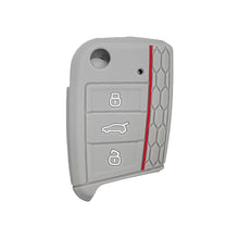 Load image into Gallery viewer, Car 3 Button Key Silicone Car Key Cases Cover Folding Remote Key Fob Protection For VW Polo Golf 7 Tiguan Skoda Octavia Kodiaq Karoq Accessories