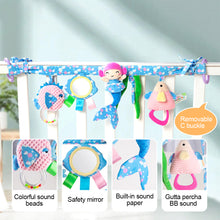 Load image into Gallery viewer, 1Pc Baby Hanging Rattles Doll Colorful Cartoon Animal Bed Bell Pendant Toddler Mobiles Activity Educational Toy Newborn Gift