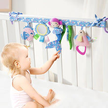 Load image into Gallery viewer, 1Pc Baby Hanging Rattles Doll Colorful Cartoon Animal Bed Bell Pendant Toddler Mobiles Activity Educational Toy Newborn Gift