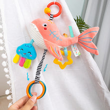 Load image into Gallery viewer, 1Pc Newborn Baby Rattles Plush Stroller Cartoon Animal Toys Baby Mobiles Hanging Bell Educational Baby Toys 0-24 Months