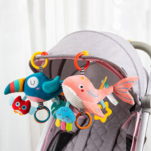Load image into Gallery viewer, 1Pc Newborn Baby Rattles Plush Stroller Cartoon Animal Toys Baby Mobiles Hanging Bell Educational Baby Toys 0-24 Months