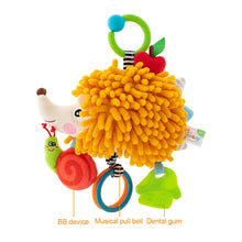 Load image into Gallery viewer, 1Pc Newborn Baby Rattles Plush Stroller Cartoon Animal Toys Baby Mobiles Hanging Bell Educational Baby Toys 0-24 Months