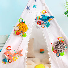 Load image into Gallery viewer, 1Pc Newborn Baby Rattles Plush Stroller Cartoon Animal Toys Baby Mobiles Hanging Bell Educational Baby Toys 0-24 Months