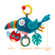 Load image into Gallery viewer, 1Pc Newborn Baby Rattles Plush Stroller Cartoon Animal Toys Baby Mobiles Hanging Bell Educational Baby Toys 0-24 Months