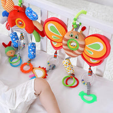 Load image into Gallery viewer, 1Pc Newborn Baby Rattles Plush Stroller Cartoon Animal Toys Baby Mobiles Hanging Bell Educational Baby Toys 0-24 Months