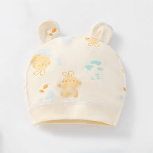 Load image into Gallery viewer, Soft Infant Beanies Caps Baby Hat Cartoon Bear Boneless Muslin Hat Newborn Headwear Windproof Spring Hat 0-3M Baby Hats