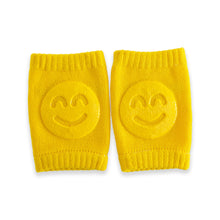 Load image into Gallery viewer, Newborn Autumn Terry Baby Socks Elbow Pads Toddler Crawling Knee Pads Baby Children Knee Pads Smiling Face Knee Pads