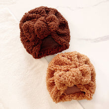 Load image into Gallery viewer, Cute Newborn Baby Hats Knot Turban Bow Fabric Thick Ear Warmer Infant Indian Hat for Boys Girls Soft Hat Beanies Winter