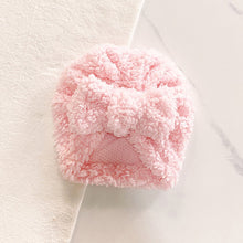 Load image into Gallery viewer, Cute Newborn Baby Hats Knot Turban Bow Fabric Thick Ear Warmer Infant Indian Hat for Boys Girls Soft Hat Beanies Winter