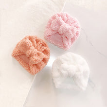 Load image into Gallery viewer, Cute Newborn Baby Hats Knot Turban Bow Fabric Thick Ear Warmer Infant Indian Hat for Boys Girls Soft Hat Beanies Winter