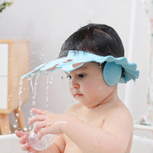 Load image into Gallery viewer, Baby Shower Soft Cap Adjustable Hair Wash Hat for Kids Ear Protection Safe Children Shampoo Bathing Shower Protect Head Cover