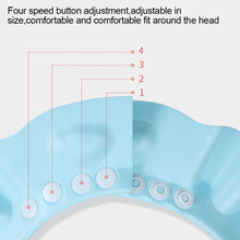 Load image into Gallery viewer, Baby Shower Soft Cap Adjustable Hair Wash Hat for Kids Ear Protection Safe Children Shampoo Bathing Shower Protect Head Cover