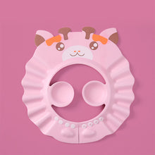 Load image into Gallery viewer, Baby Shower Soft Cap Adjustable Hair Wash Hat for Kids Ear Protection Safe Children Shampoo Bathing Shower Protect Head Cover