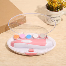 Load image into Gallery viewer, Multifunctional Electric Baby Nail Trimmer Baby Nail File Clippers Toes Fingernail Cutter Trimmer Manicure Tool Set Baby Care